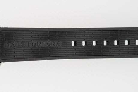 U-Boat Sommerso Diver Black Silicone Strap - Designer Watch Store