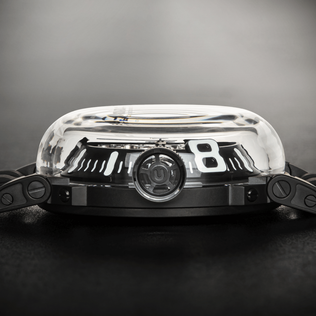 U-Boat Men's Watch 44mm U-65 Automatic Skeleton White