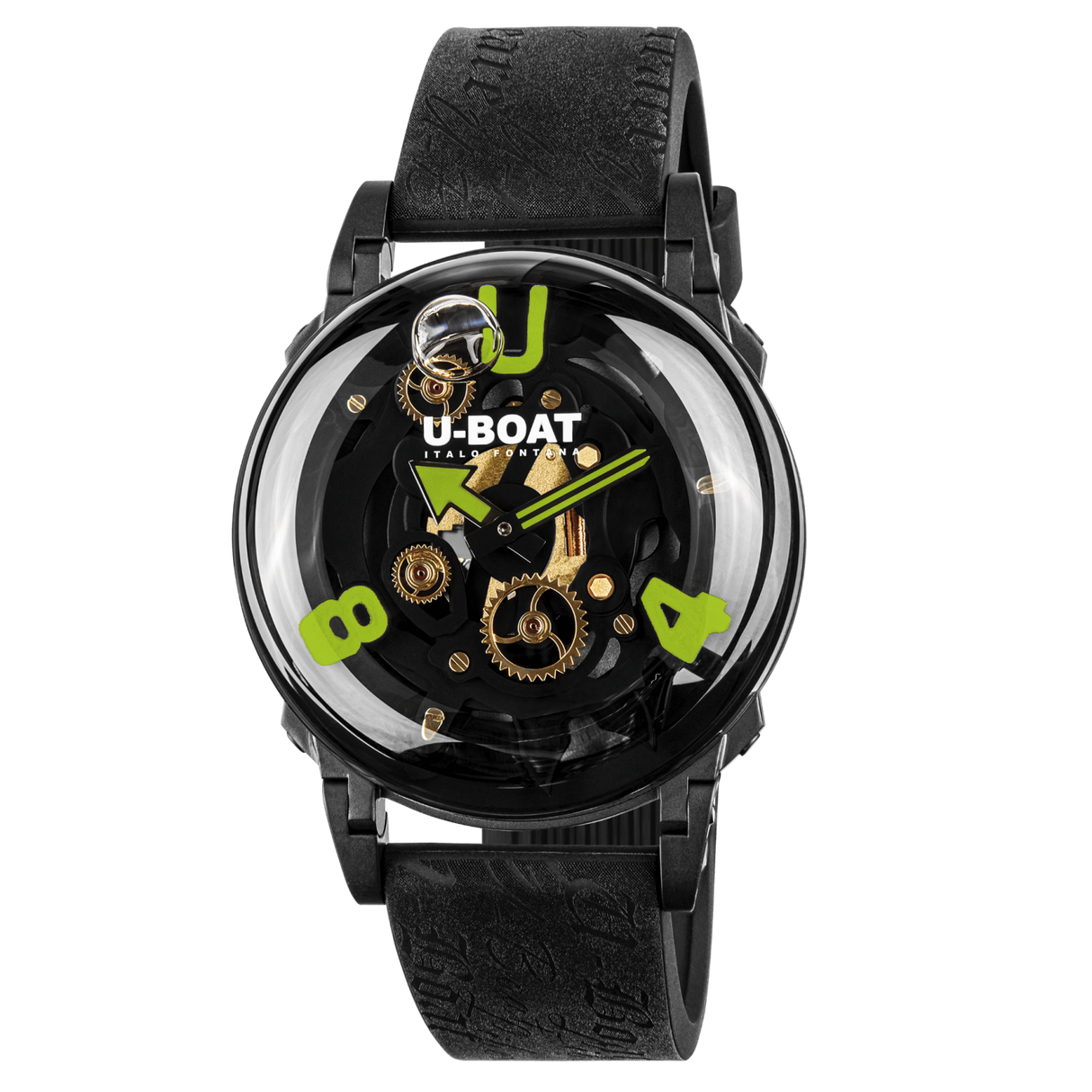 U-Boat Men's Watch 44mm U-65 Black Green