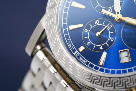 Versace Ladies Chronograph Watch Sports Tech Blue VELT00219 - Designer Watch Store