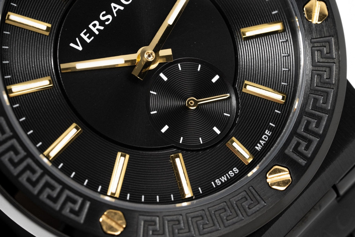 Versace Watch Greca Logo Black VEVI00620 - Designer Watch Store