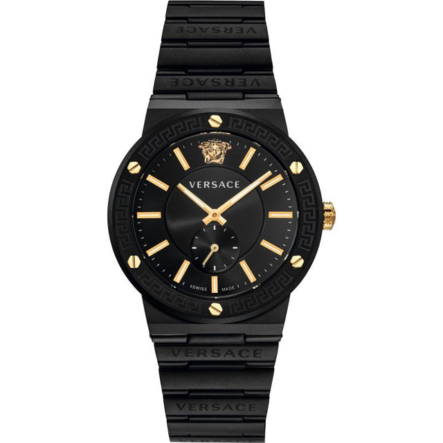 Versace Watch Greca Logo Black VEVI00620 - Designer Watch Store