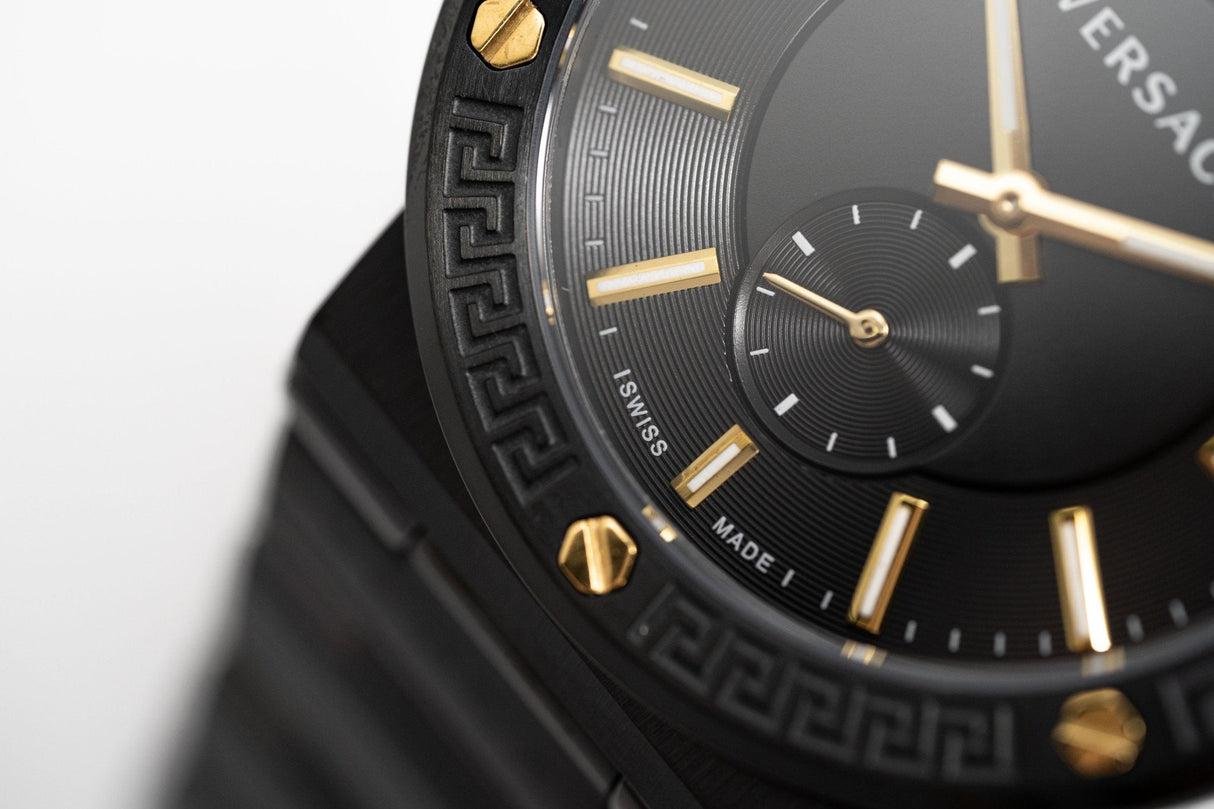 Versace Watch Greca Logo Black VEVI00620 - Designer Watch Store