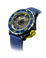 M2Z Men's Watch Diver 200 Blue/Yellow 200-006B