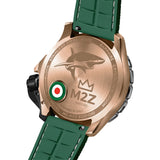 M2Z Men's Watch Diver 200 Green/Rose Gold 200-010