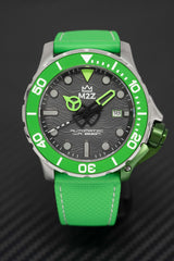 M2Z Men's Watch Diver 200 Green 200-001B