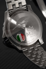 M2Z Men's Watch Diver 200 Bracelet Black 200-002X