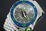M2Z Men's Watch Diver 200 Bracelet Green Blue 200-003X