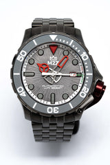 M2Z Men's Watch Diver 200 Plated Bracelet Grey 200-004X