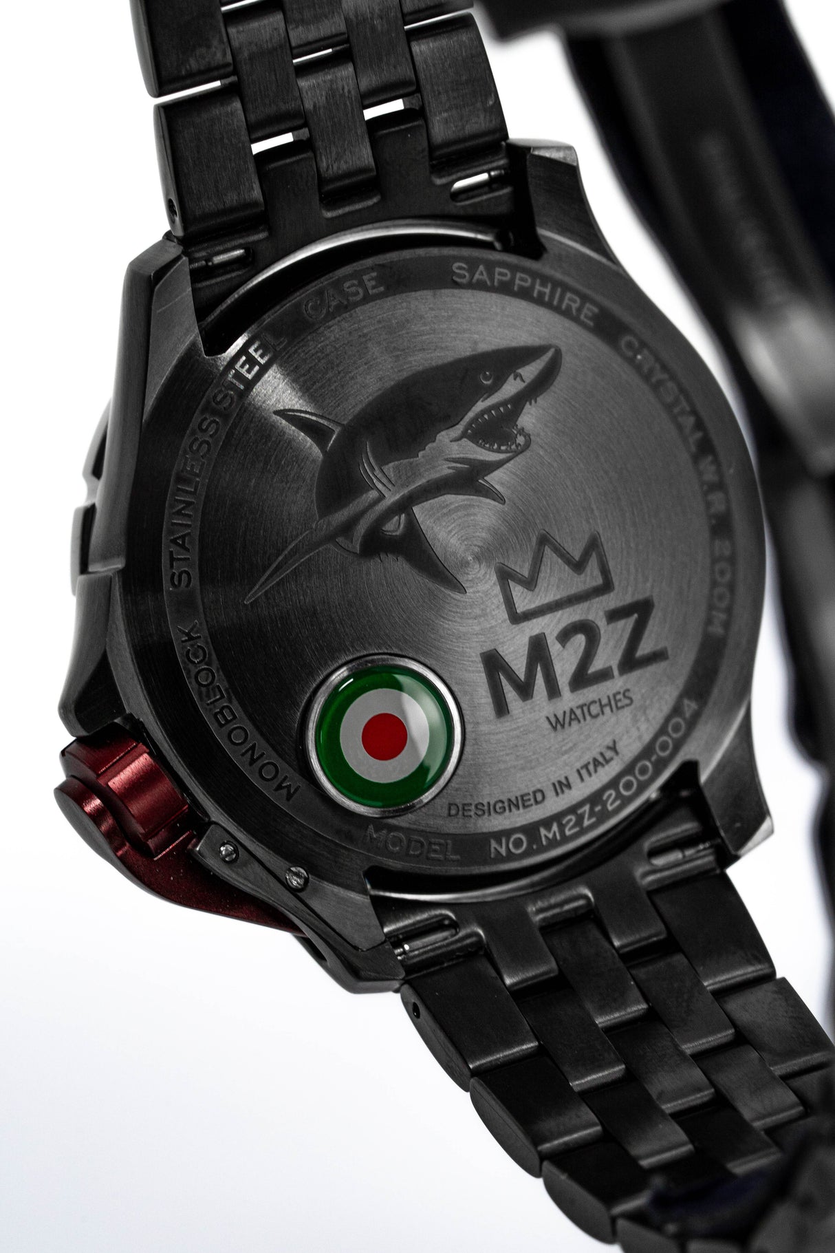 M2Z Men's Watch Diver 200 Plated Bracelet Grey 200-004X