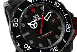 M2Z Men's Watch Diver 200 Plated Bracelet Black 200-005X