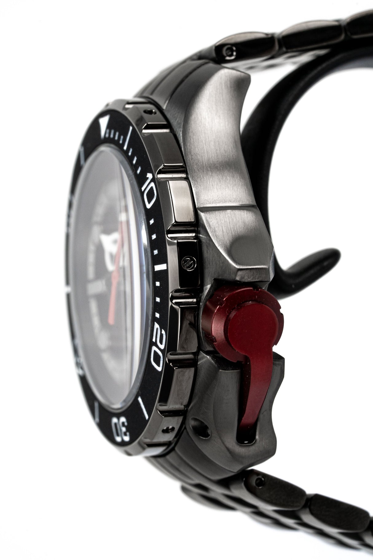 M2Z Men's Watch Diver 200 Plated Bracelet Black 200-005X