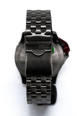 M2Z Men's Watch Diver 200 Plated Bracelet Black 200-005X
