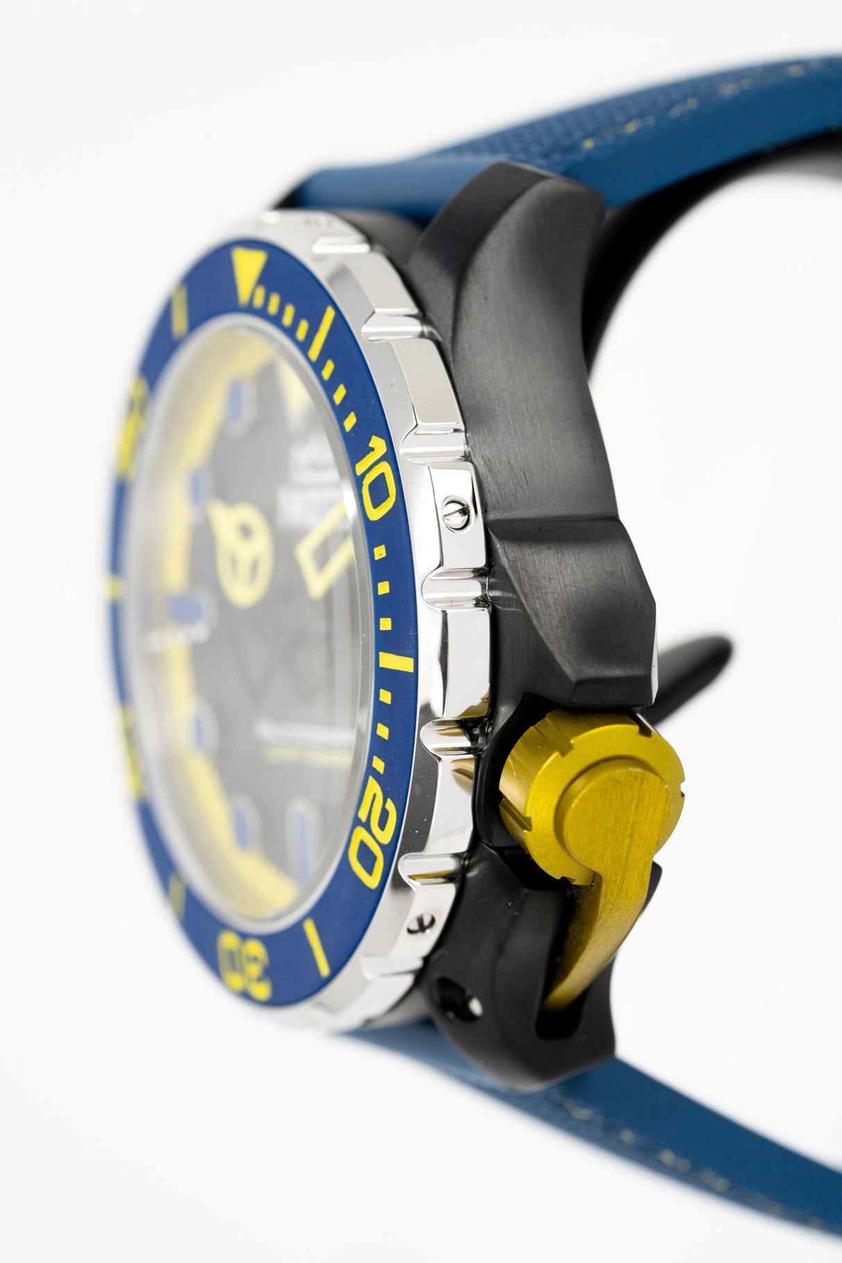 M2Z Men's Watch Diver 200 Blue/Yellow 200-006B