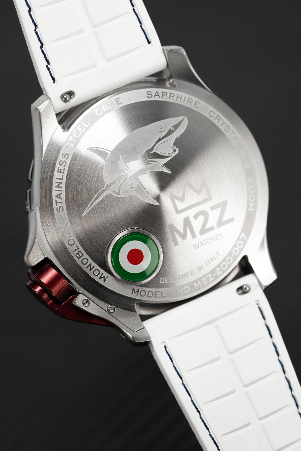 M2Z Men's Watch Diver 200 Blue/White 200-007B