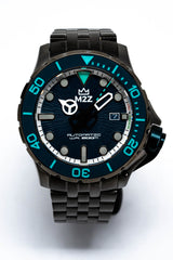 M2Z Men's Watch Diver 200 Plated Bracelet Teal 200-011X