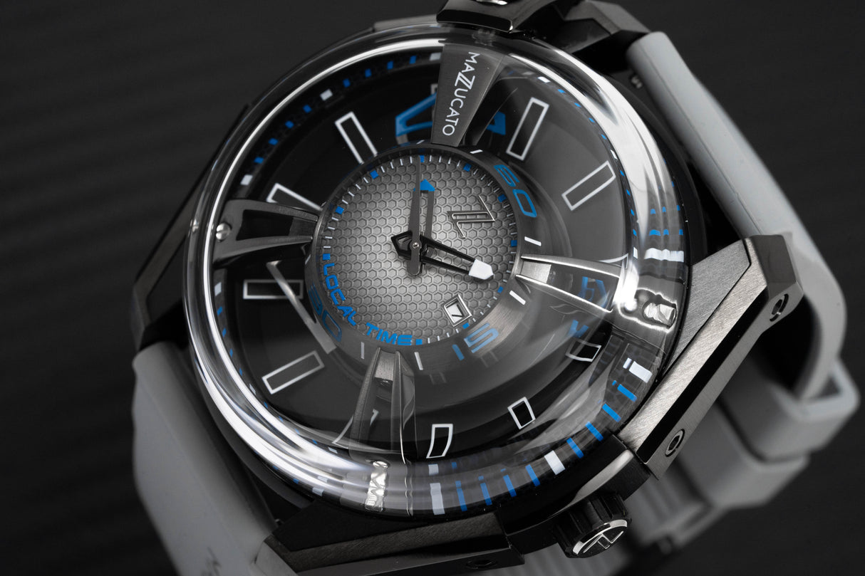 Mazzucato Watch Automatic LAX Limited Edition Dual Time 03-GY