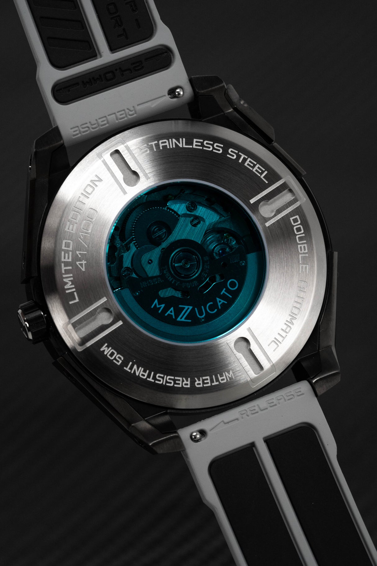Mazzucato Watch Automatic LAX Limited Edition Dual Time 03-GY