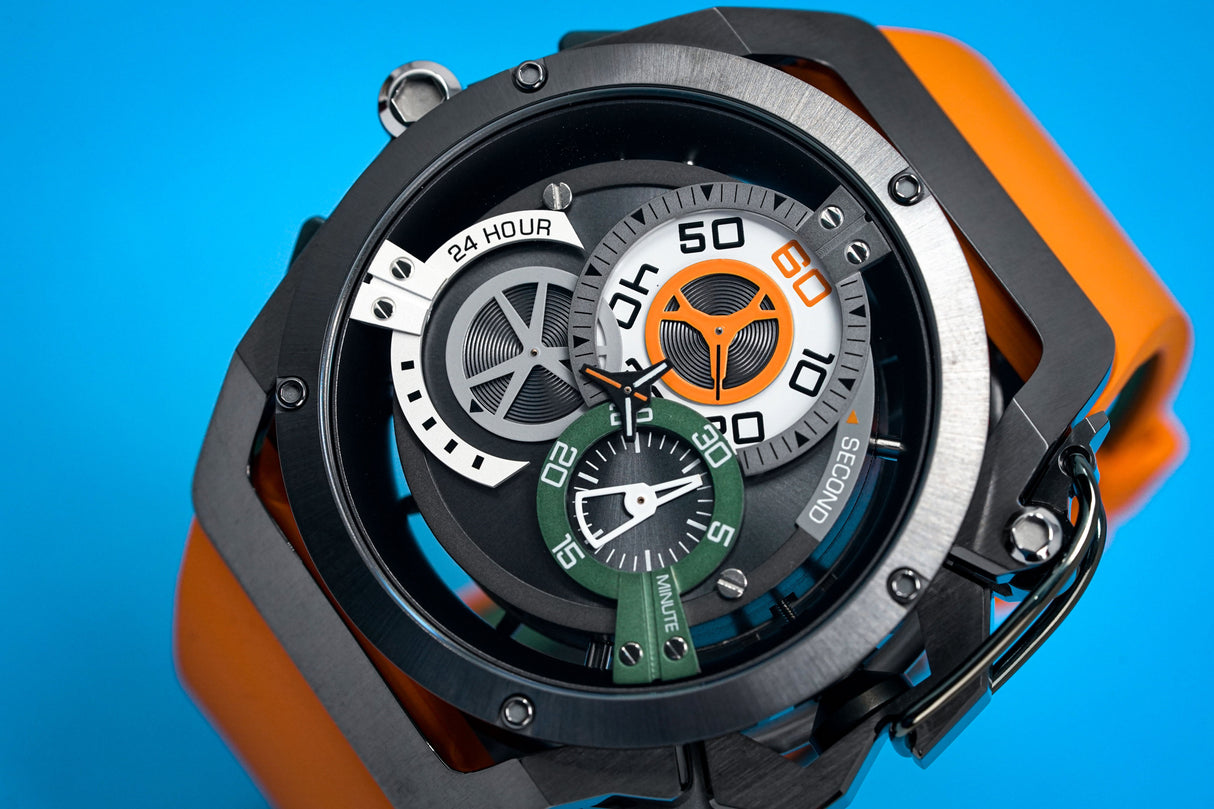 Mazzucato Reversible Watch RIM Orange RIM 05-OR5555