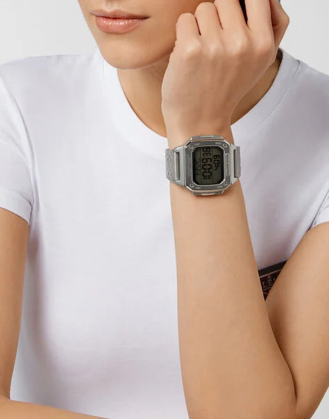 Philipp Plein Unisex Watch Hyper Shock Silver PWHAA0521