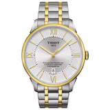 Tissot Men's Automatic Watch Chemin Des Tourelles Powermatic 80 COSC Two-Tone T0994082203800