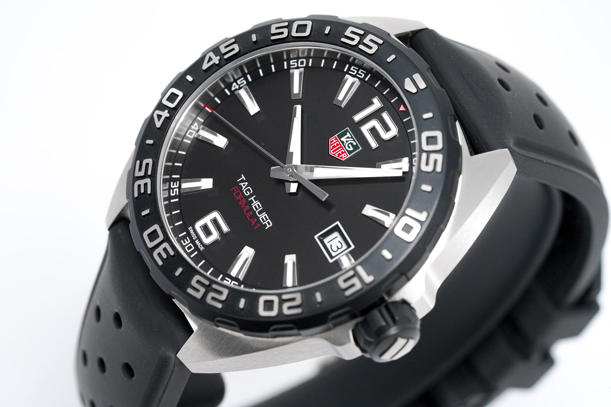 Tag Heuer Watch Formula 1 Black Rubber WAZ1110.FT8023