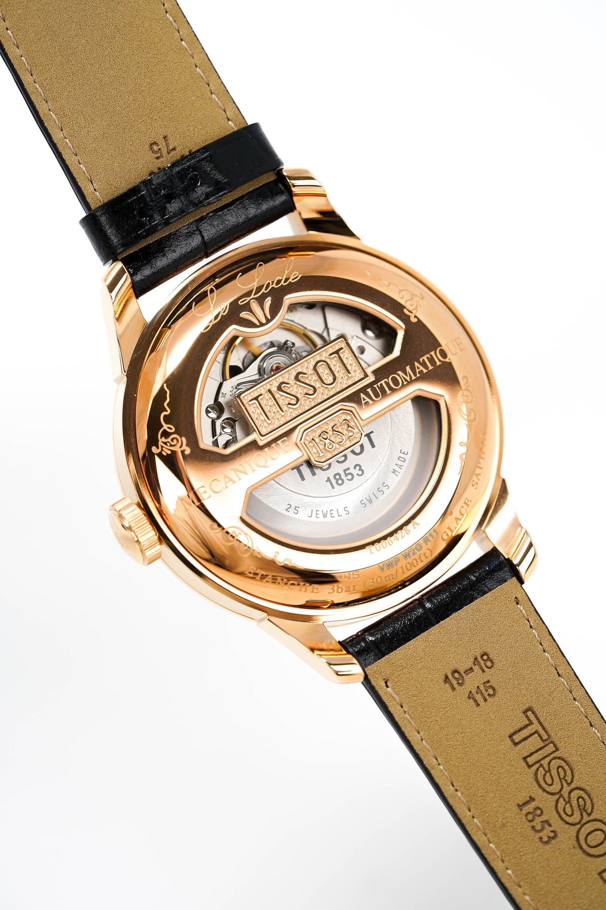 Tissot Men's Automatic Watch Le Locle Small Seconds Rose Gold T0064283605200