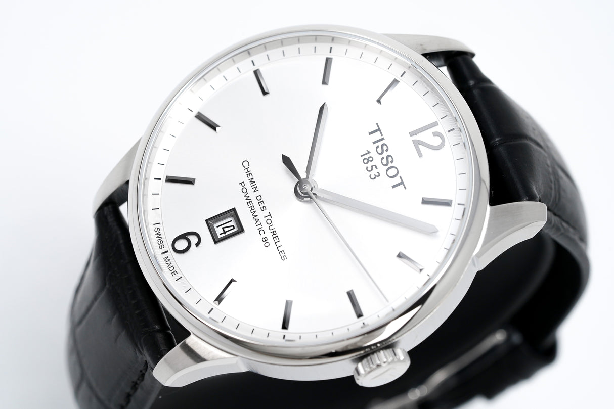 Tissot Men's Automatic Watch Chemin Des Tourelles Black T0994071603700