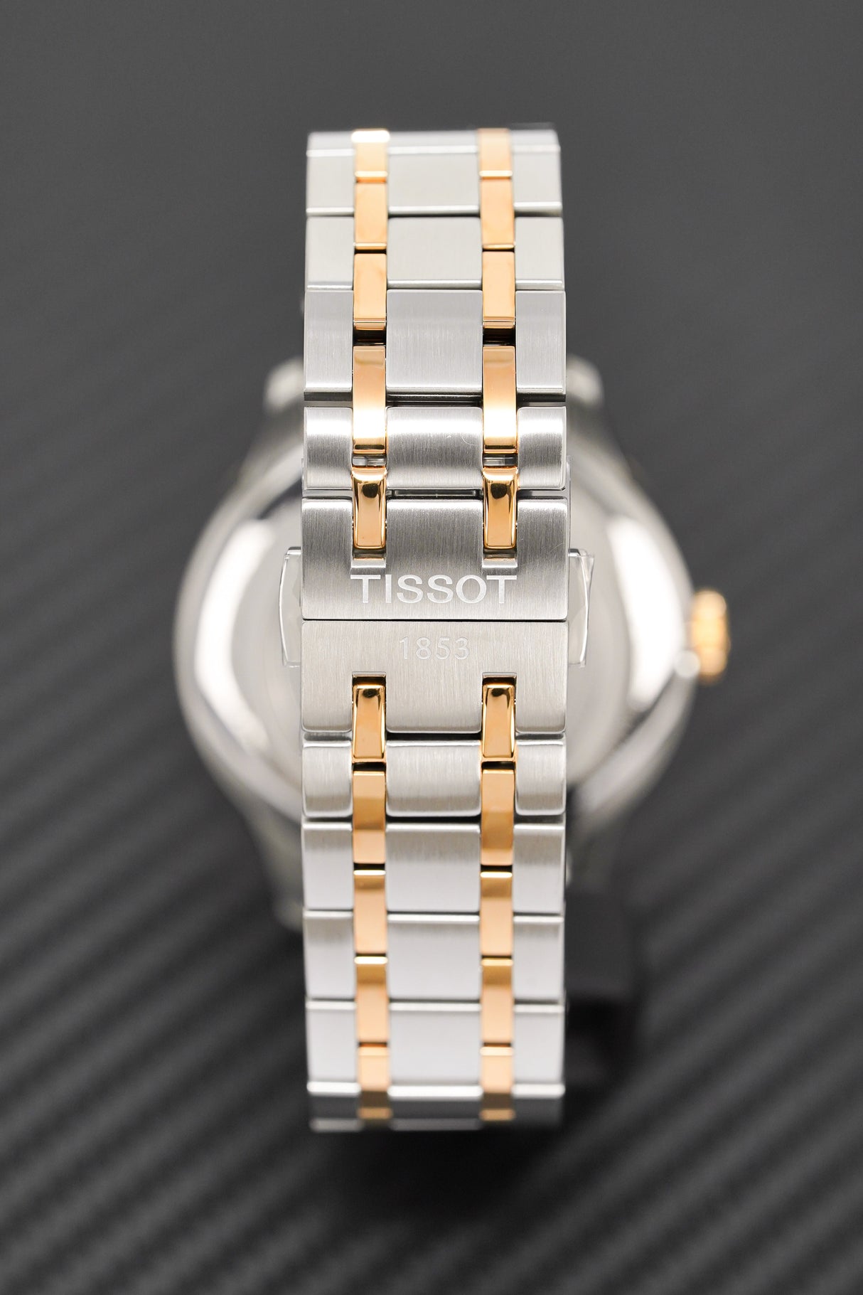 Tissot Men's Automatic Watch Chemin Des Tourelles Powermatic 80 Two-Tone Rose Helvetic Pride Special Edition T0994072203801