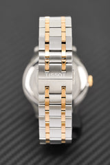 Tissot Men's Automatic Watch Chemin Des Tourelles Powermatic 80 Two-Tone Rose Helvetic Pride Special Edition T0994072203801