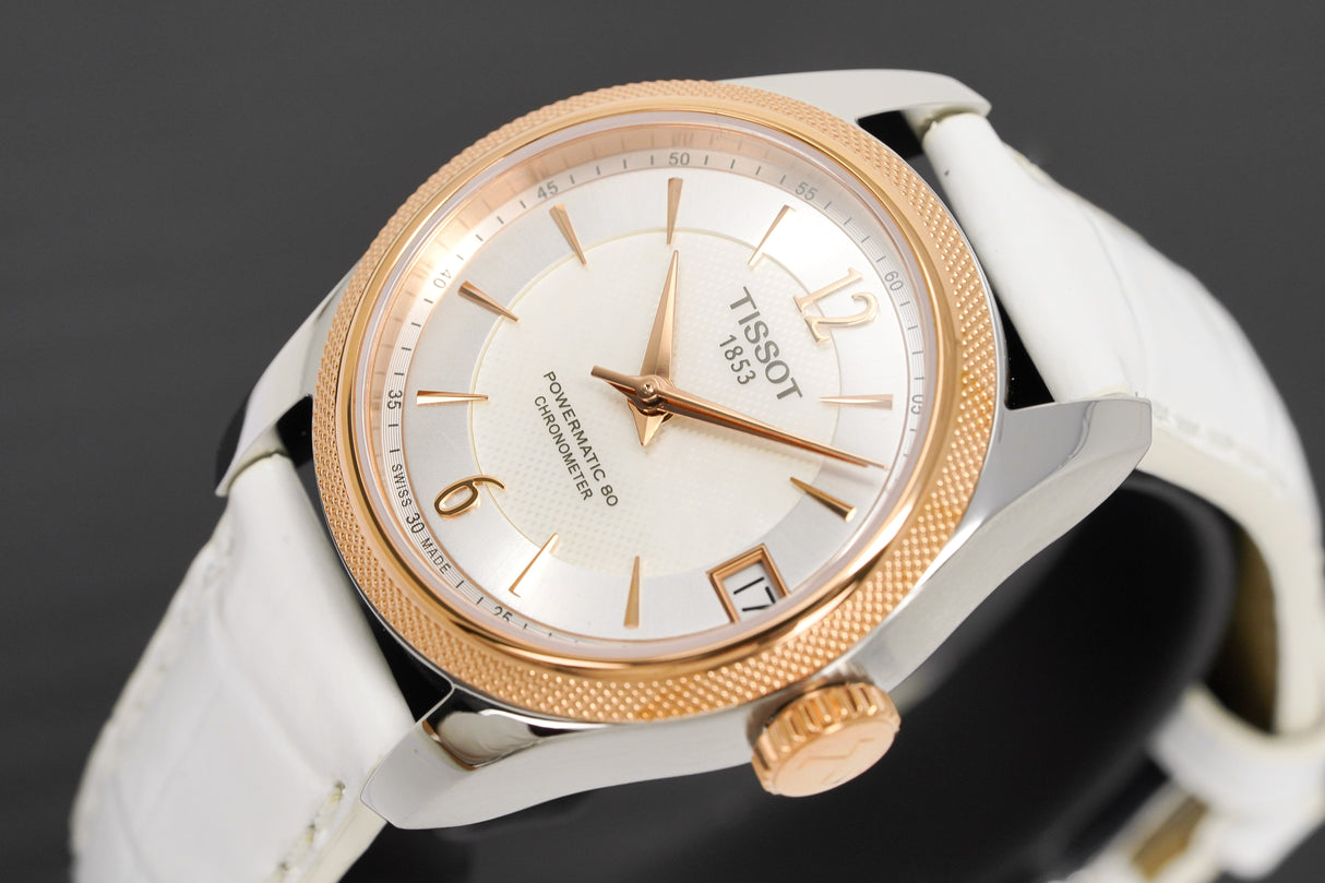 Tissot Ladies Automatic Watch Ballade COSC Powermatic 80 White T1082082611700