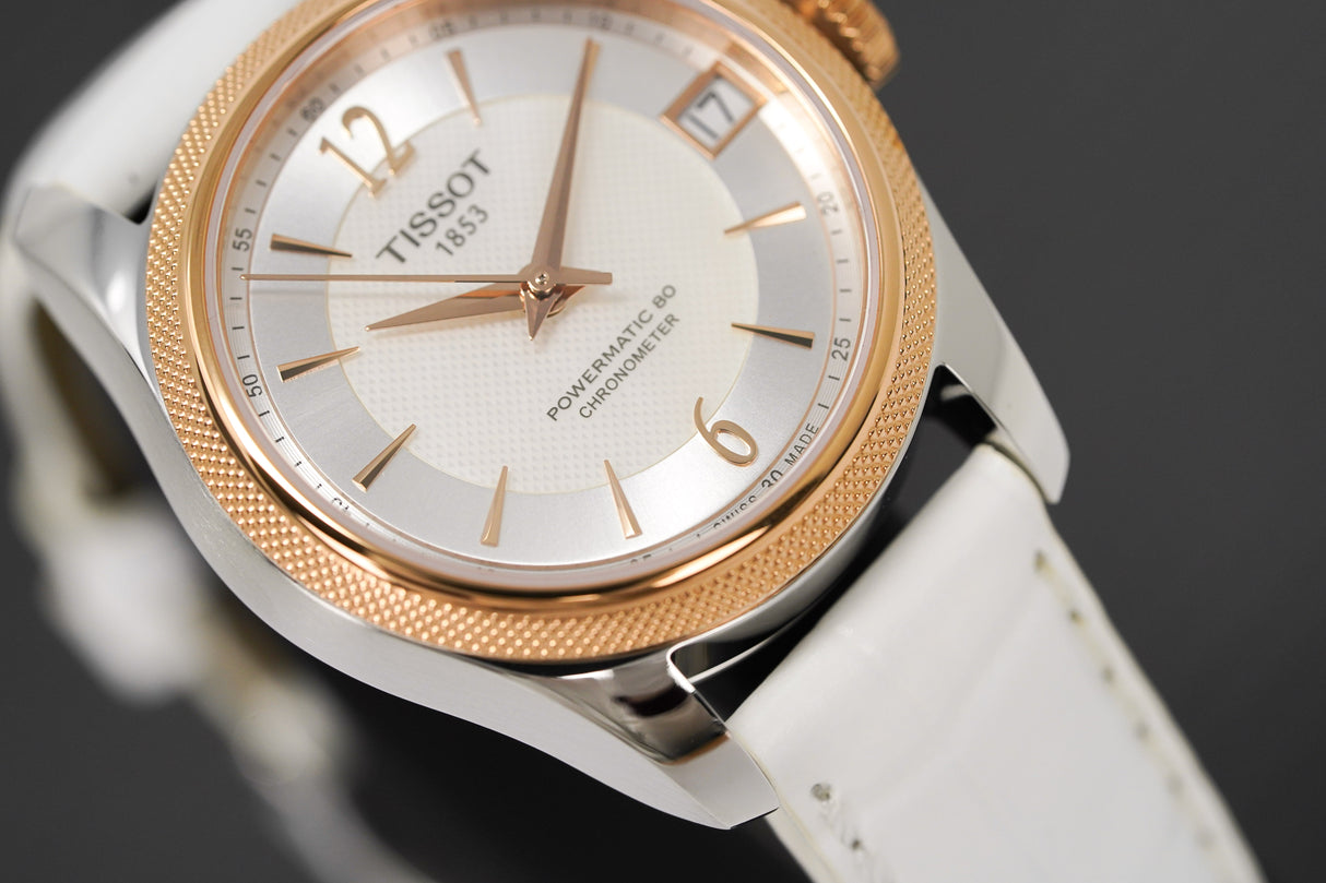Tissot Ladies Automatic Watch Ballade COSC Powermatic 80 White T1082082611700