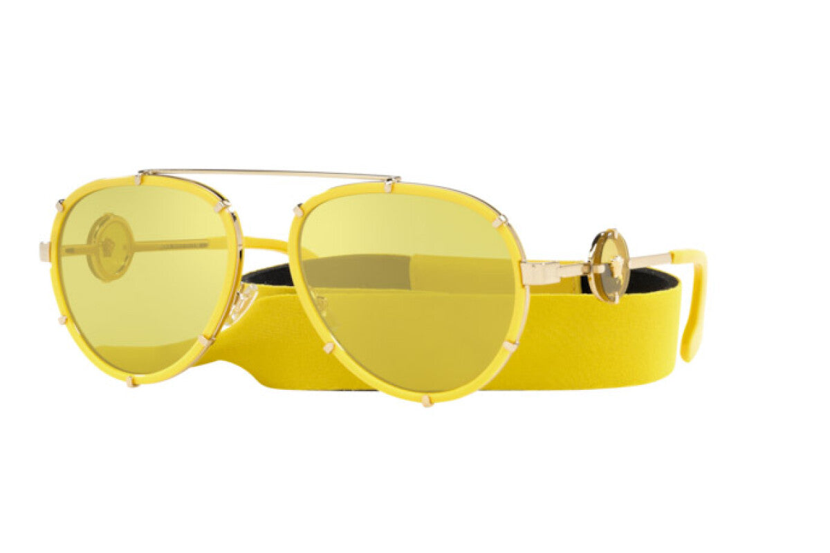 Versace Women's Sunglasses Pilot Yellow VE223214736D