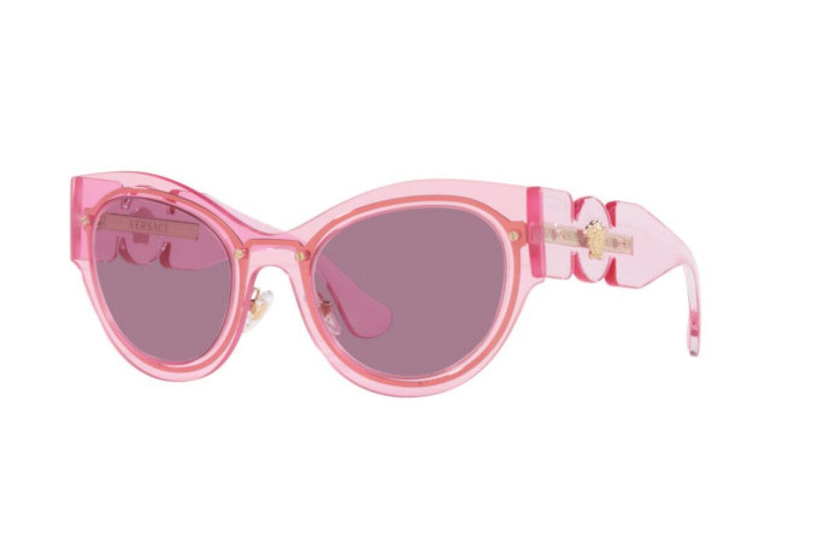 Versace Women's Sunglasses Cat Eye Transparent Pink VE2234125284