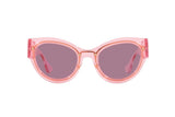 Versace Women's Sunglasses Cat Eye Transparent Pink VE2234125284