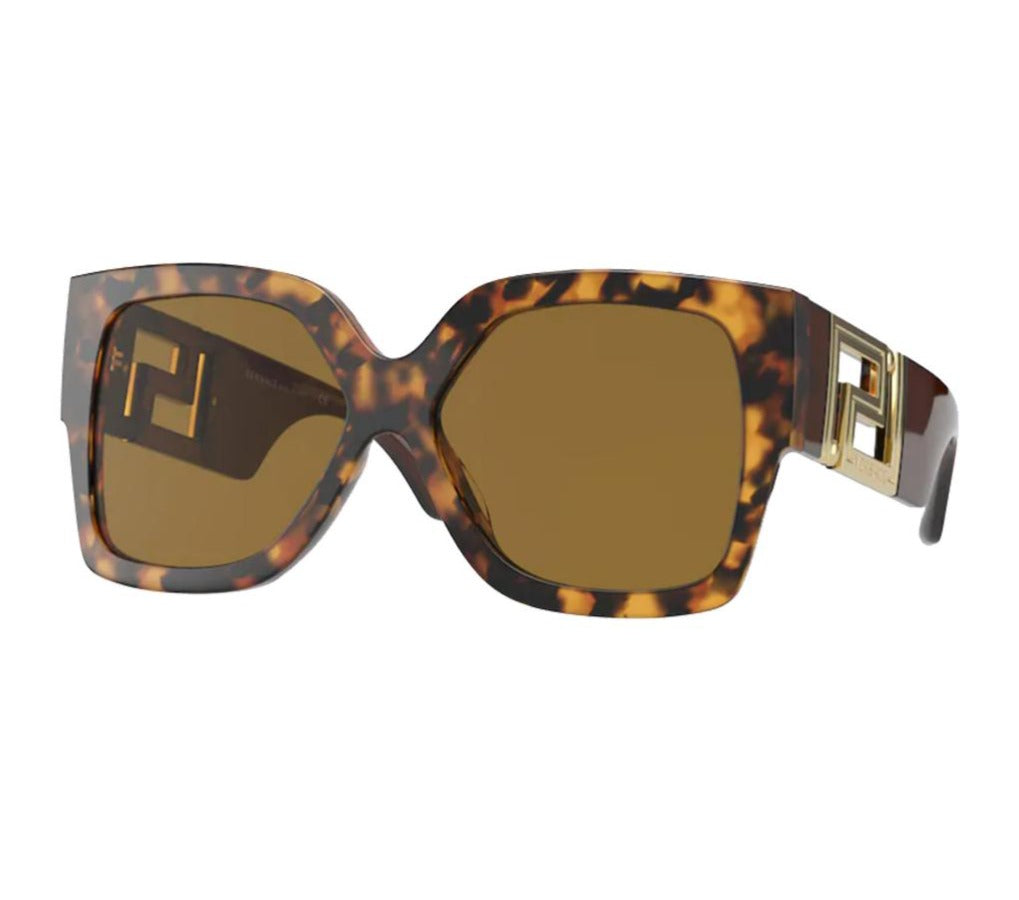 Versace Women's Sunglasses Oversized Square Greca Tortoise VE4402511973