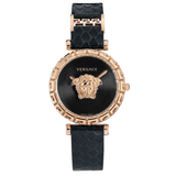Versace Ladies Watch Palazzo Empire Greca Black Rose Gold VEDV00719