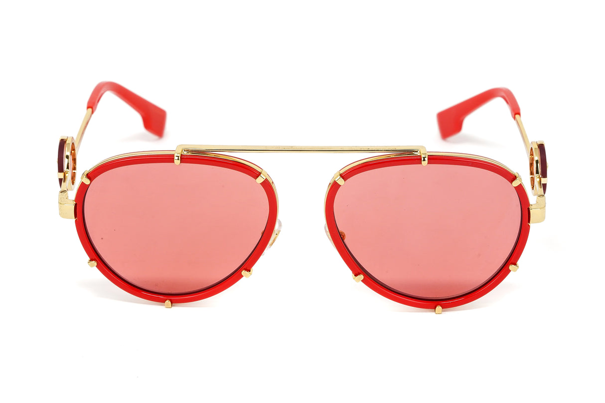 Versace Women's Sunglasses Pilot Red/Pink Mirror VE22321472C8