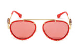 Versace Women's Sunglasses Pilot Red/Pink Mirror VE22321472C8