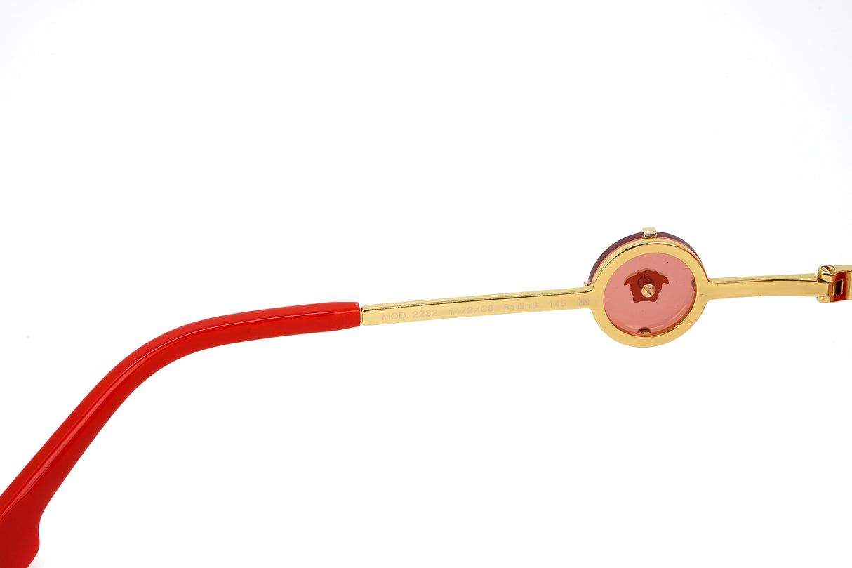 Versace Women's Sunglasses Pilot Red/Pink Mirror VE22321472C8