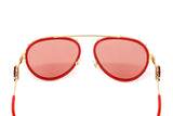 Versace Women's Sunglasses Pilot Red/Pink Mirror VE22321472C8