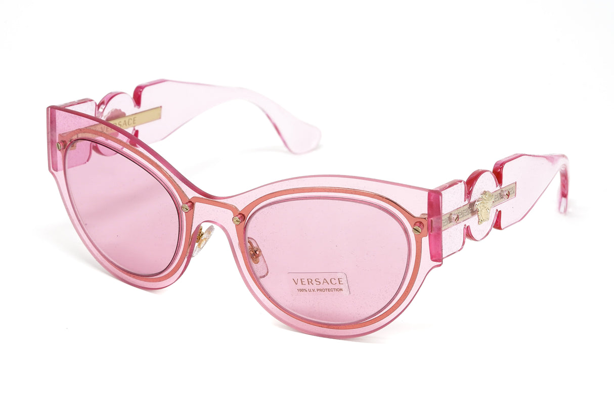 Versace Women's Sunglasses Cat Eye Transparent Pink VE2234125284