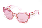 Versace Women's Sunglasses Cat Eye Transparent Pink VE2234125284