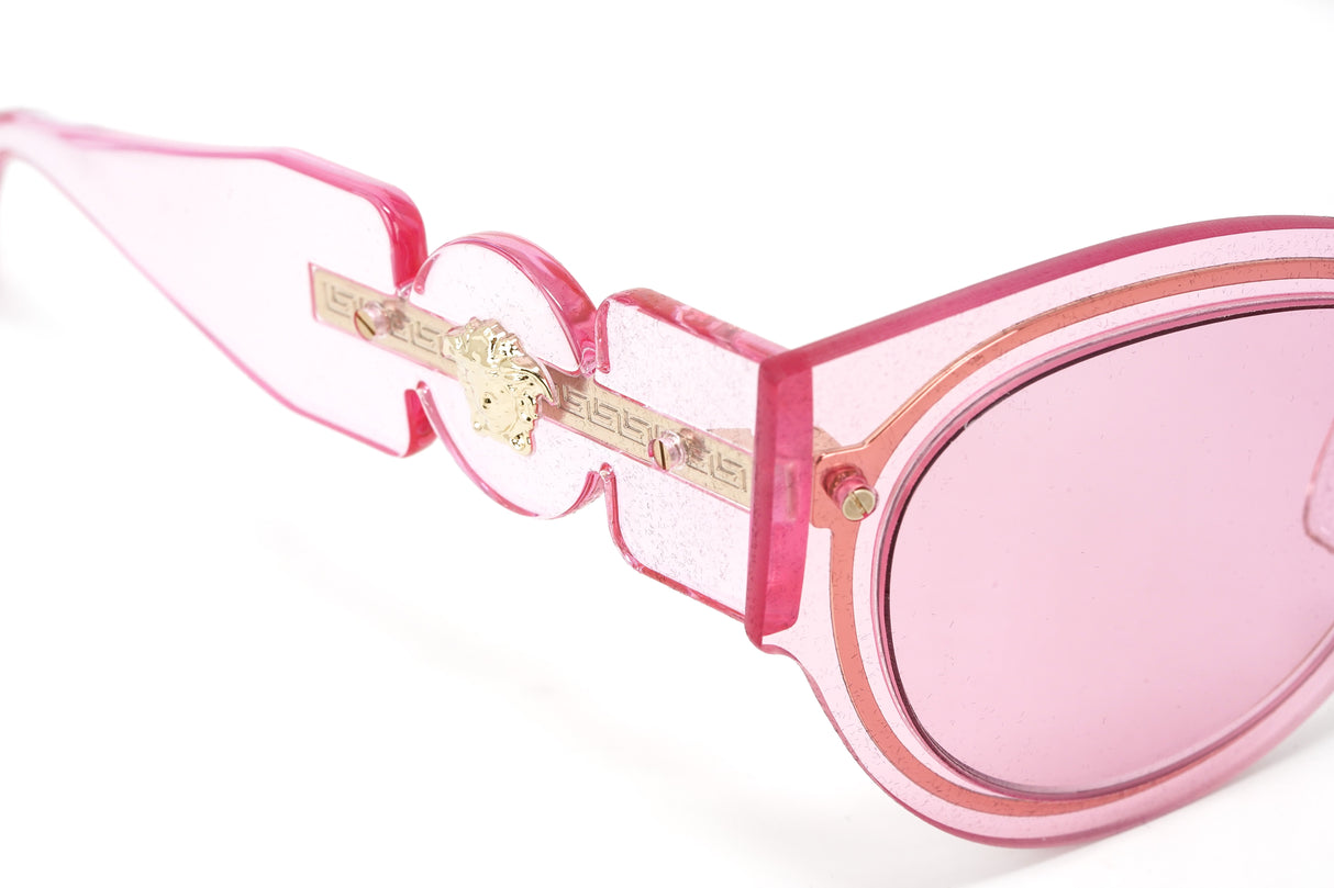 Versace Women's Sunglasses Cat Eye Transparent Pink VE2234125284