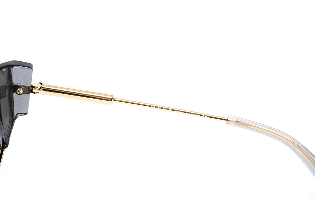 Versace Women's Sunglasses Cat Eye Gold/Grey Mirror VE223912526G