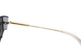 Versace Women's Sunglasses Cat Eye Gold/Grey Mirror VE223912526G
