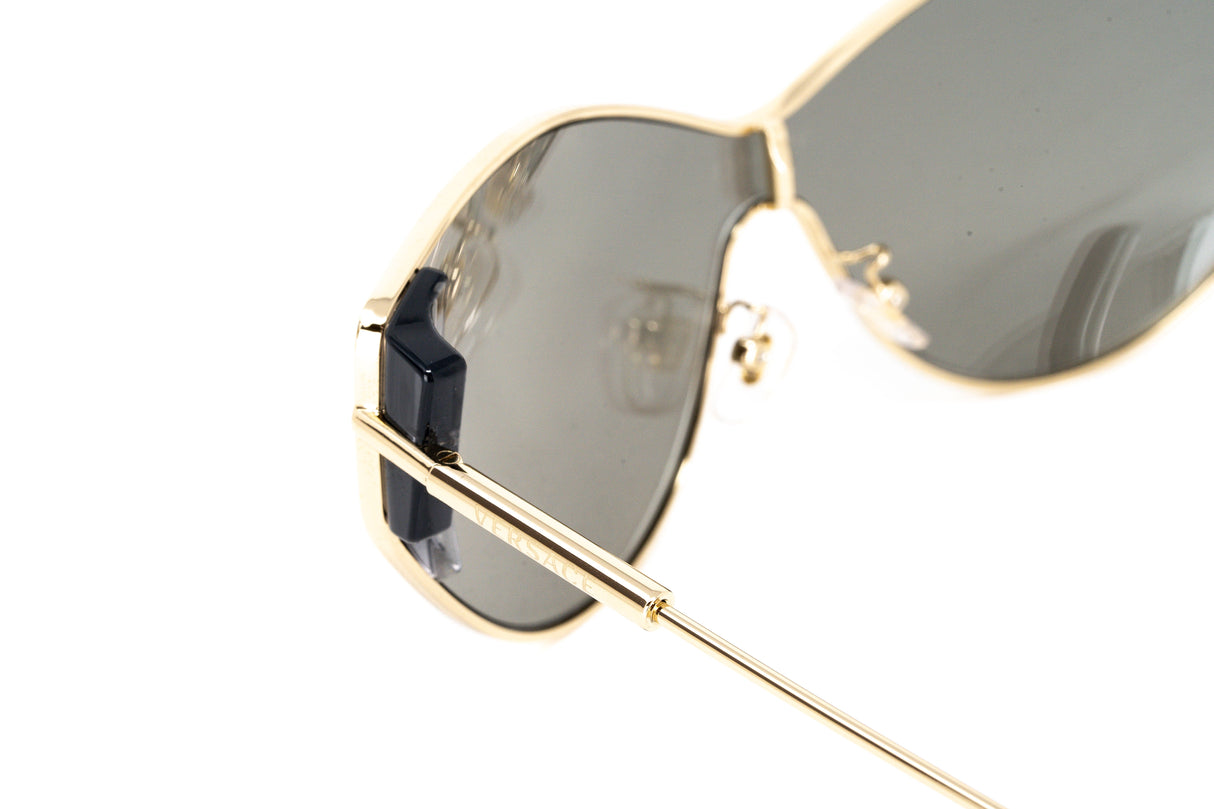 Versace Women's Sunglasses Cat Eye Gold/Grey Mirror VE223912526G