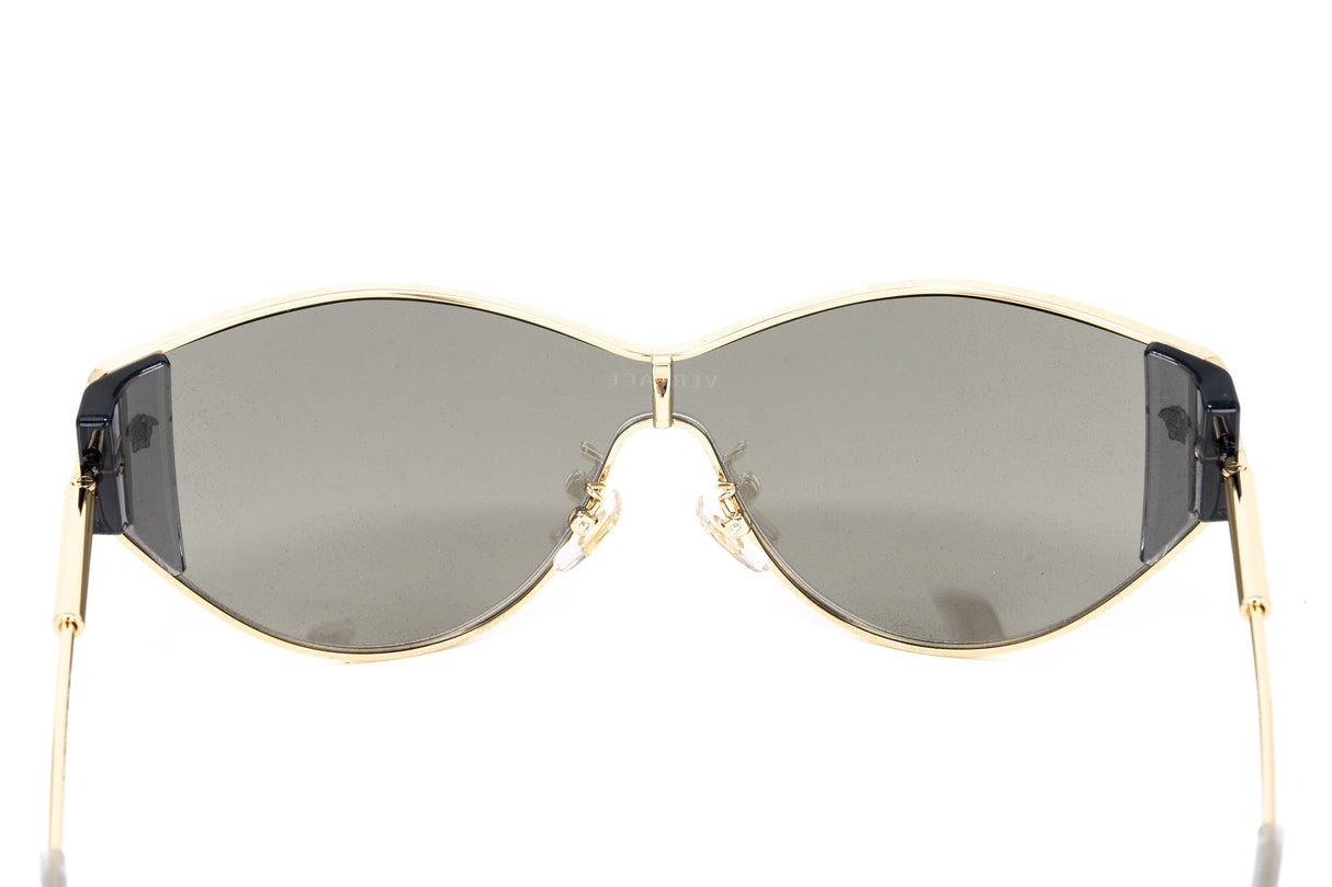 Versace Women's Sunglasses Cat Eye Gold/Grey Mirror VE223912526G