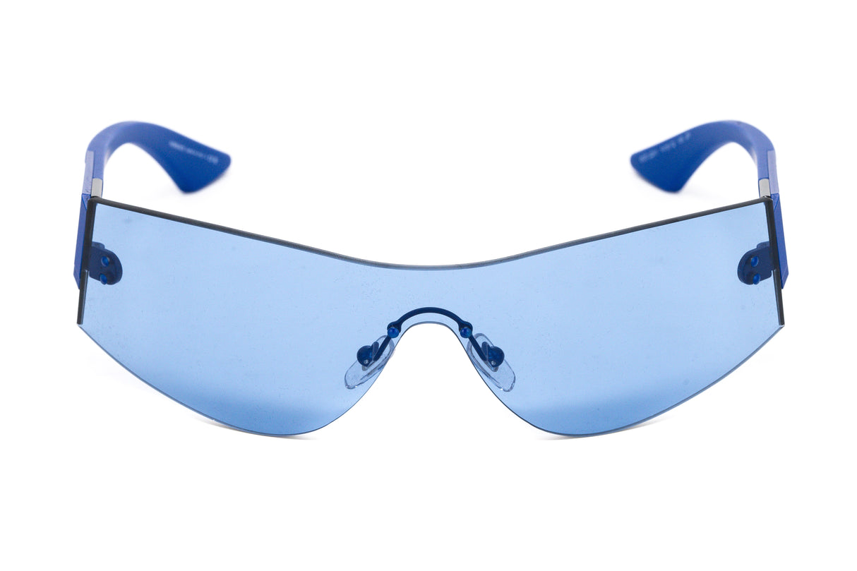 Versace Women's Sunglasses Rimless Shield Blue VE2241147972