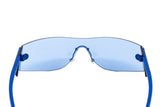 Versace Women's Sunglasses Rimless Shield Blue VE2241147972